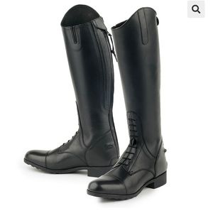 Mountain horse leather riding boots